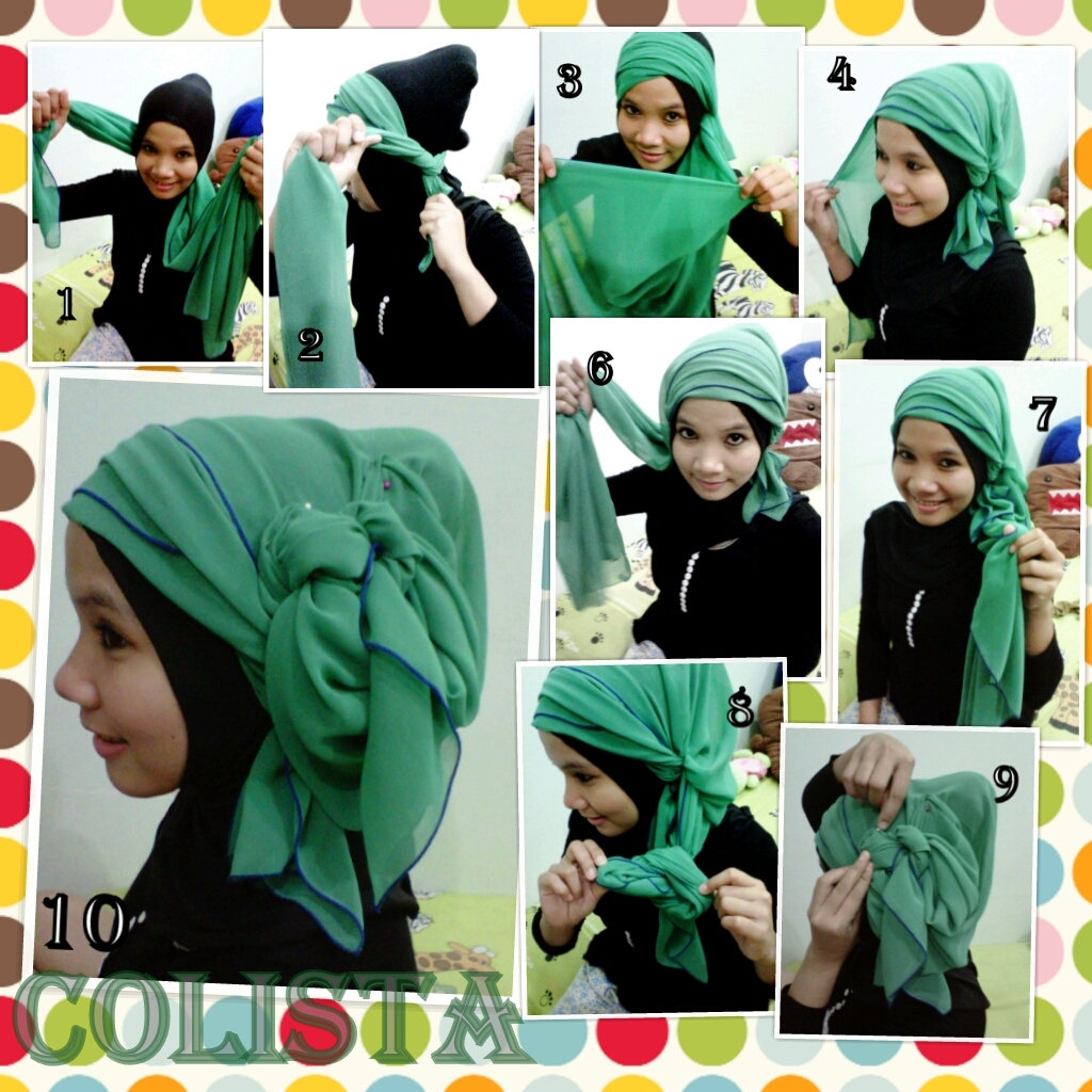 Tutorial Hijab Colista